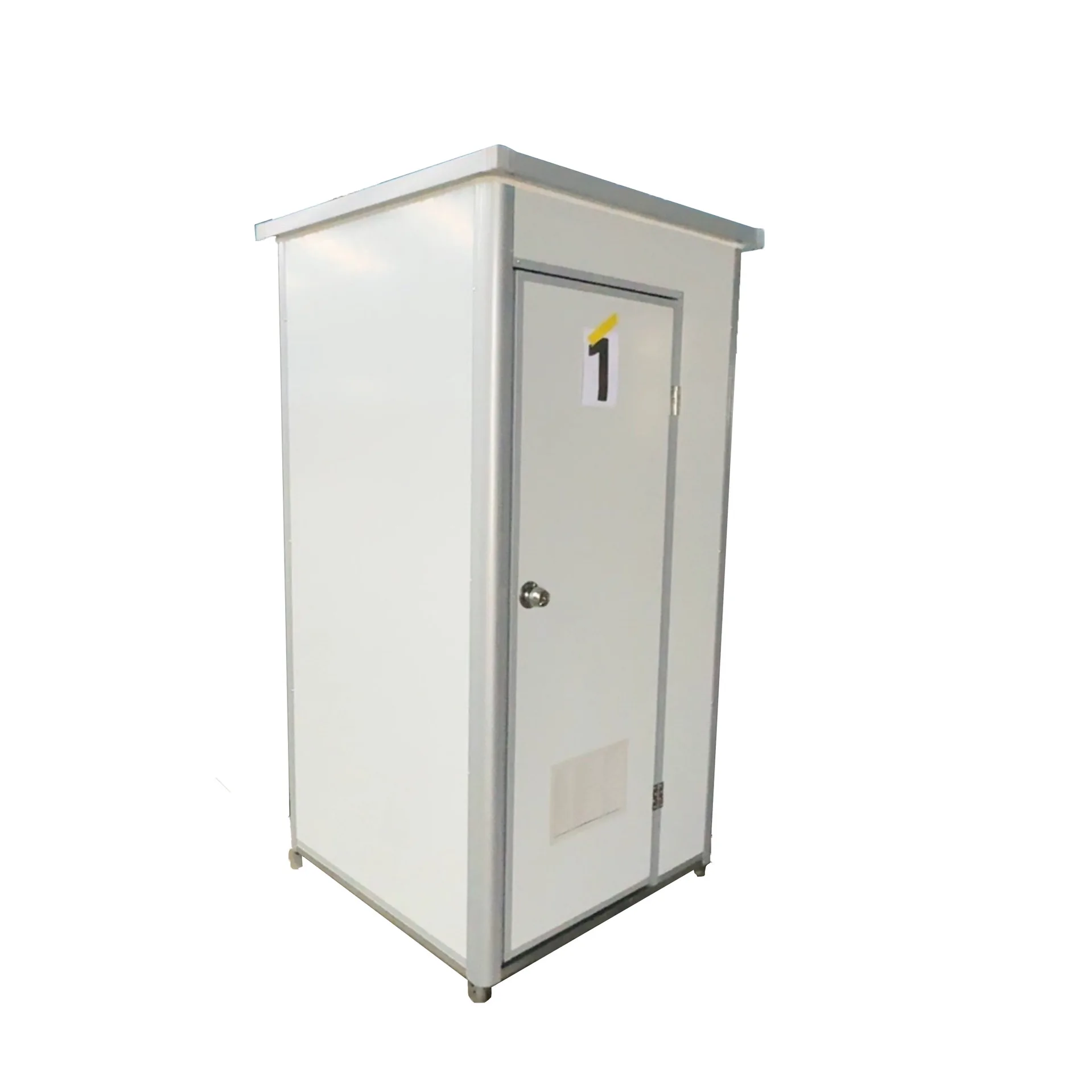 DSA  simple white toilet model mountain outdoor mobile toilet factory color steel foam board rural city