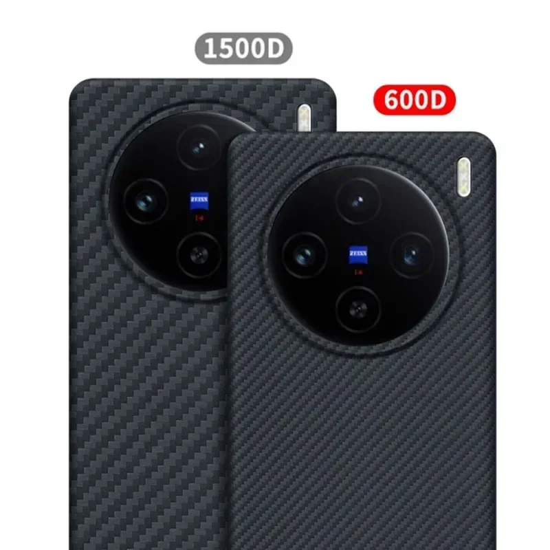 JIT-Coque de protection pour téléphone portable VICalculator X100 Ultra Real Carbon Fiber, Aramide, Anti-TelCell, Juste de protection, Coque