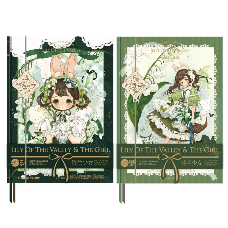 Cuadernos INS B6, Serie de lirios del valle y la chica exquisita, Bloc de notas para planificador diario, suministros de oficina escolar, regalos para estudiantes