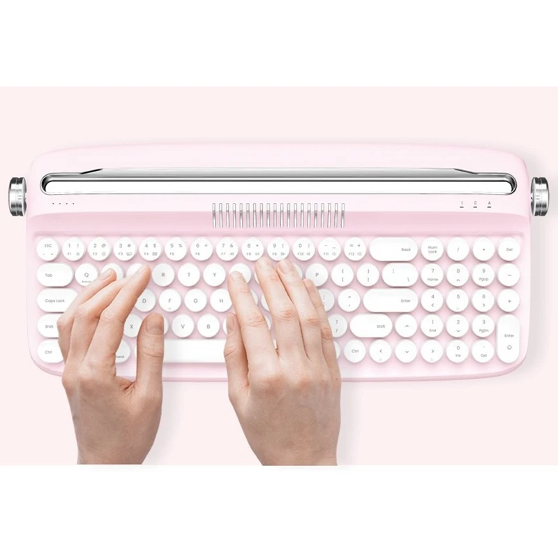 B309 Bluetooth Retro Wireless Keyboard For Laptop Tablet Phone Charging Models Portable Dual-Mode Keyboard