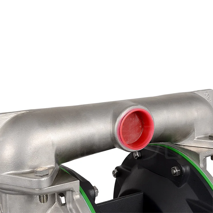 

Kairuike DN40 Stainless Steel Metal Pump 1.5inch Corrosion-Resistant Reciprocating Self-Priming Pneumatic Diaphragm Pump