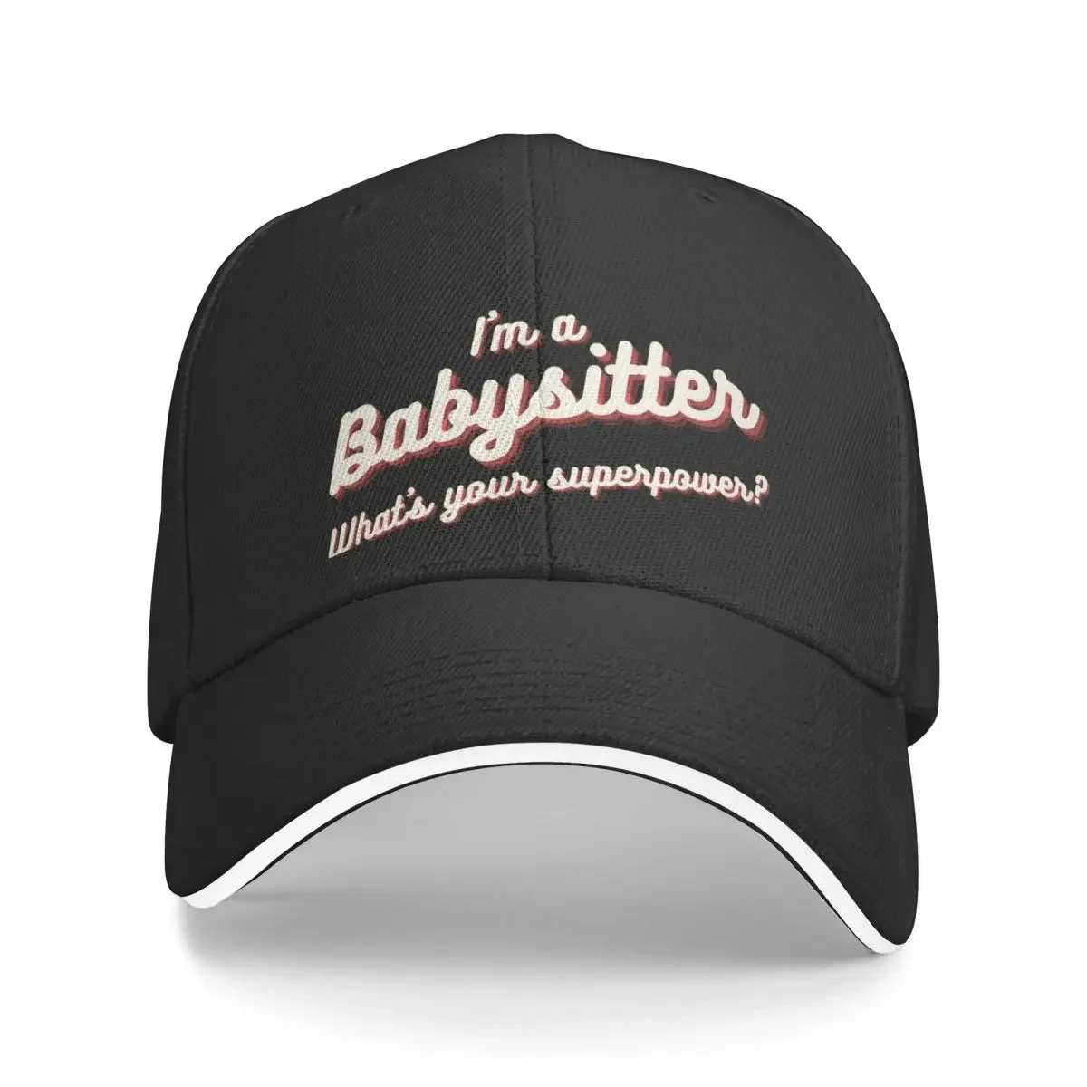 

Babysitter in training | I'm a babysitter, what's your superpower Baseball Cap Icon Christmas Hat Sun Hats For Women Men's