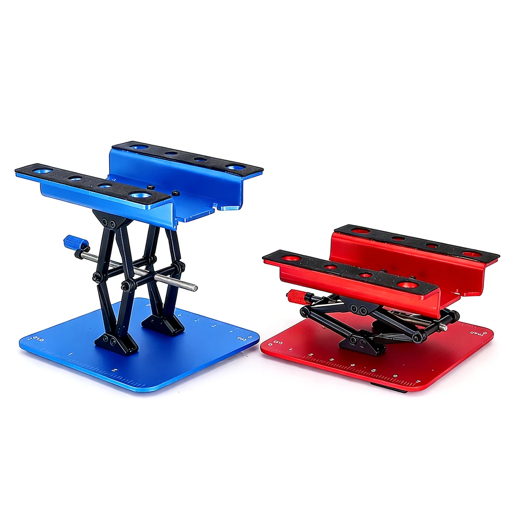 

RC Car Repair Station Work Stand Adjustable Height Assembly Platform for Axial 1/24 SCX24 FCX24 AX24 1/18 TRX4M