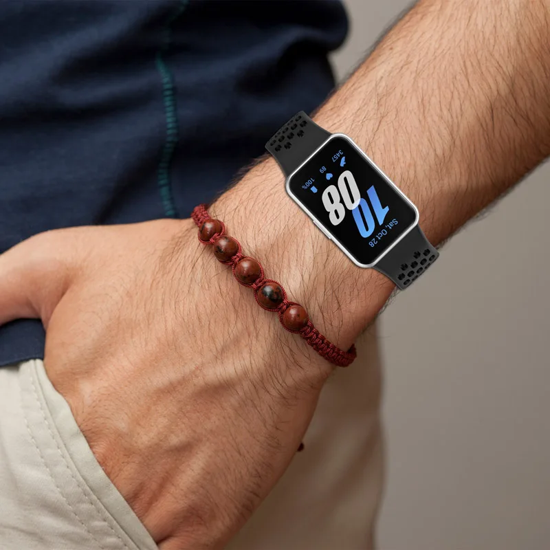 Sport Silicone Strap For Samsung Galaxy Fit3 SM-R390 Sport Band Magnetic Buckle Bracelet Correa No Gaps Belt Accessories