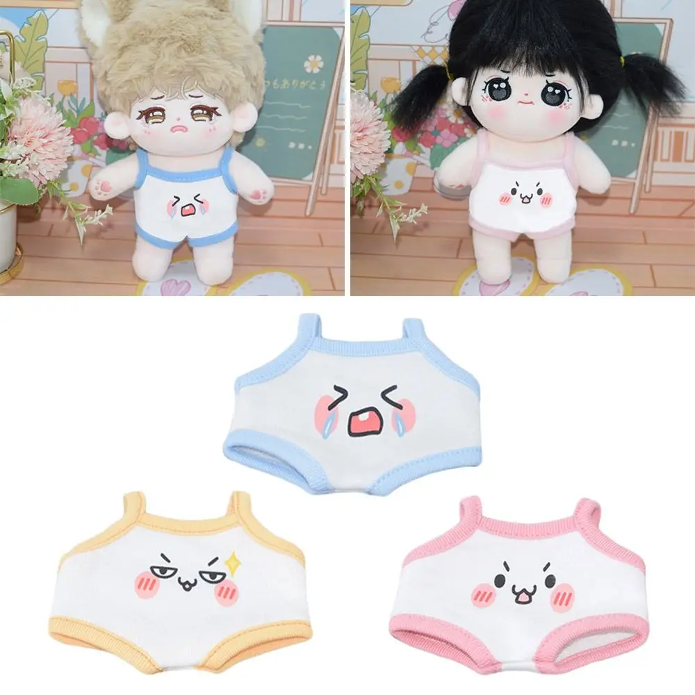 Fashion 10/20cm Cotton Doll Clothes Kids Toy Clothes Accessories Handmade Jumpsuits Trendy DIY Dress Up Doll Pajamas Clothes