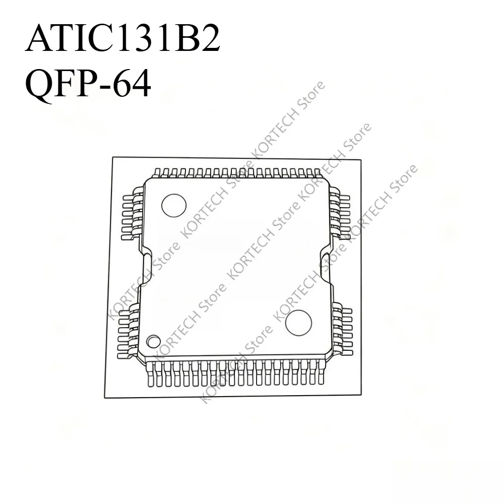 10PCS/LOT  Brand new original  A2C00052801 ATIC131 B2 ATIC131B2 QFP-64 Computer board fuel injector drive Chips