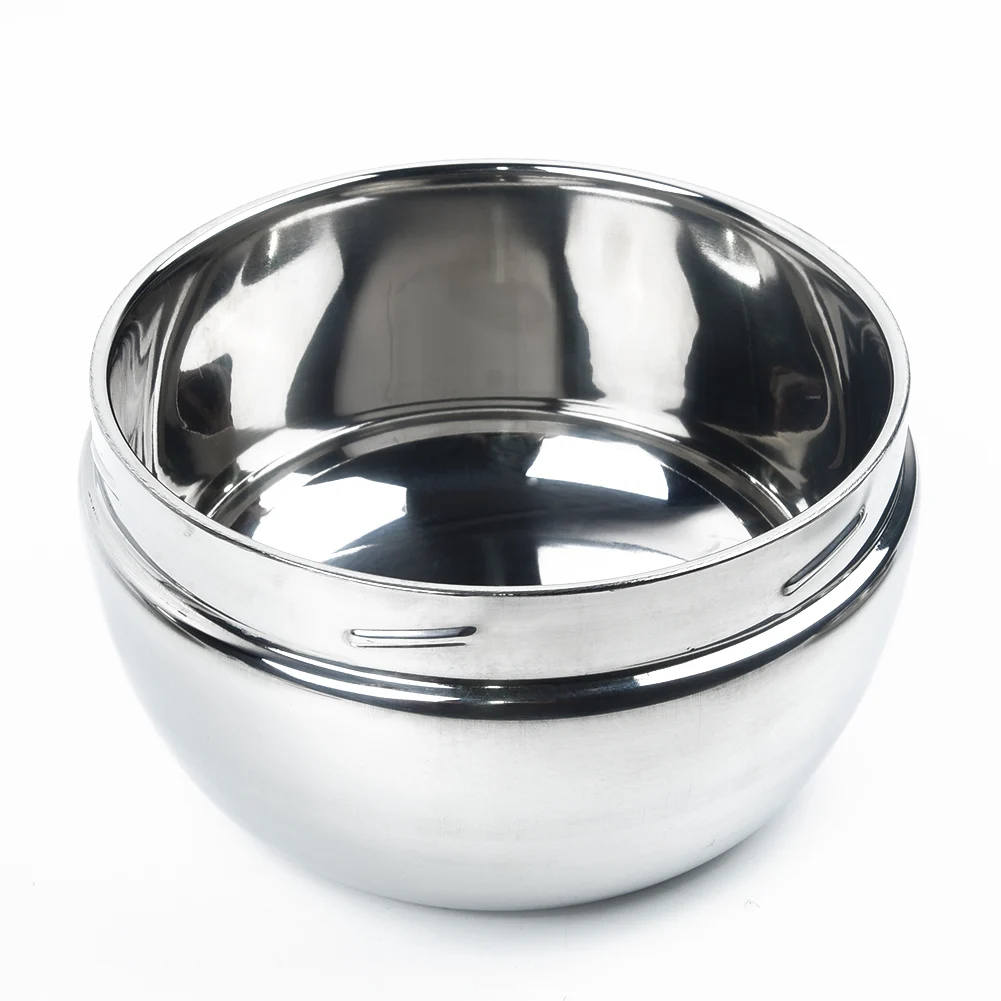 School Lunch Box Stainless Steel Office Round Storage Carrier Portable 0 8L 1L 1 3L 2 Layer 2 Tier Double Layer