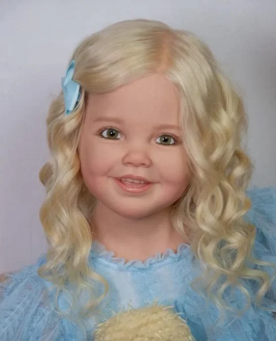 42inch Delphi Artist Painted Reborn Baby Doll with Rooted Hair Cloth Body Toy Toddler Gir
