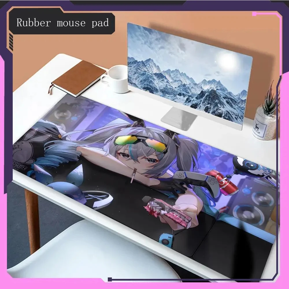 Many people like it Mouse Pad Honkai Star Rail Silver Wolf Animation mouse pad accessories desktop Hot selling items laptop game