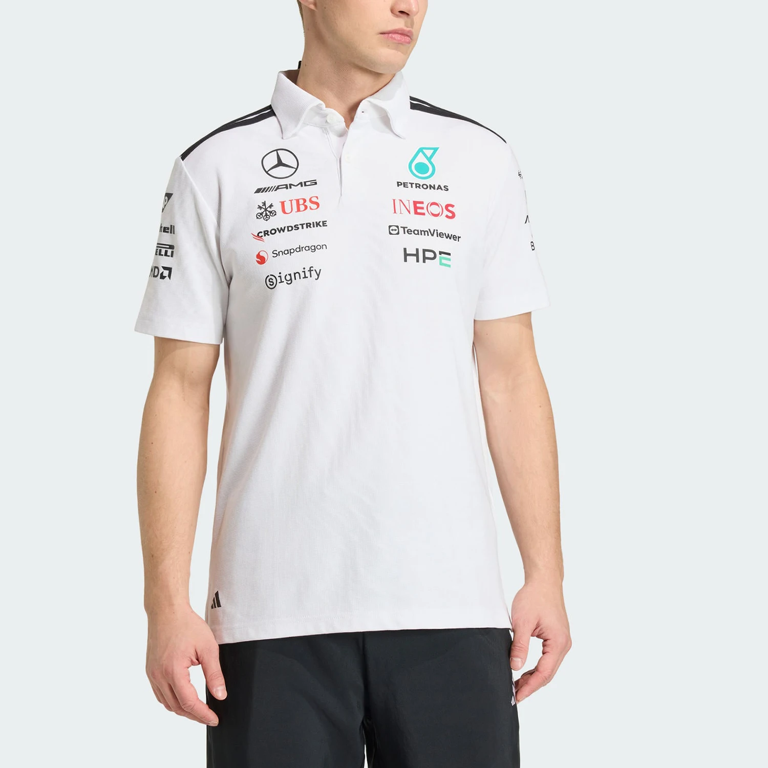 Adidas genuine summer men's collar training fashionable short sleeved polo shirt KE5524