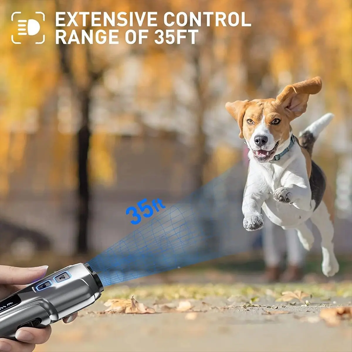 Welcome Deal~New Ultrasonic Dog Repeller Rechargeable Portable Multifunctional Anti-Noise and Anti-Barking Pet Trainer