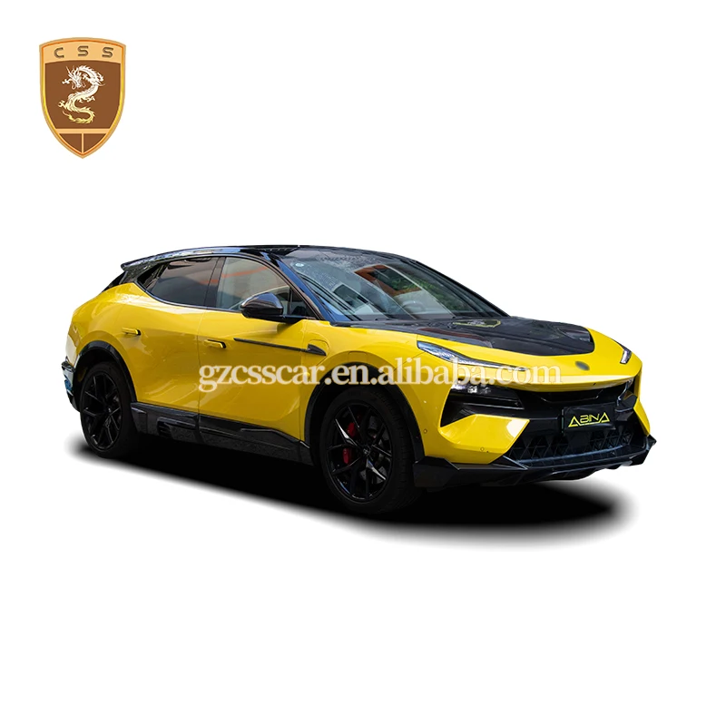 For Lotus Eletre Body Kit Abina Style Dry Carbon Fiber Car Bumper Front Diffuser Side Skirt Door Strip Trim Rear Lip Air Vents