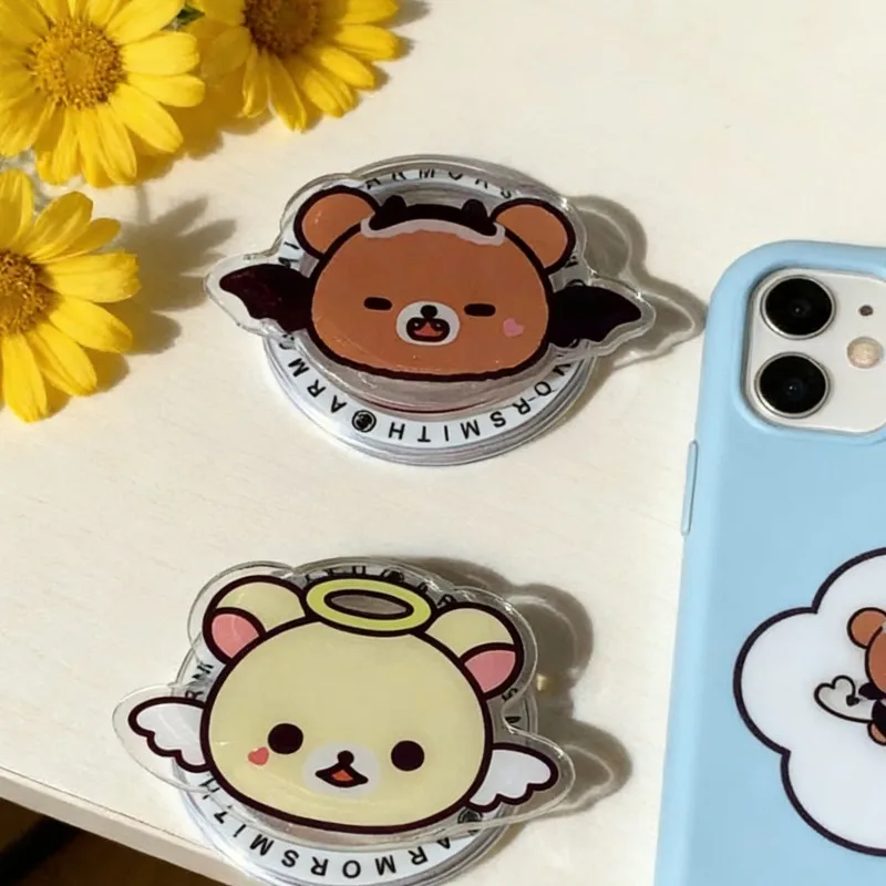 

3D Cartoon Kawaii Phone Grip Stand Foldable For Magnetic Stand for iPhone/Samsung, Grip and Stand for Watching Videos