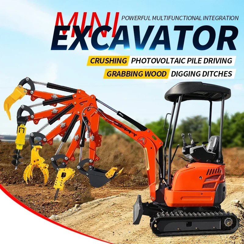 

2.0 Ton Mini Excavator for Orchard Farm High Quality Customized Track Excavator CE EPA Euro 5 Quick Delivery