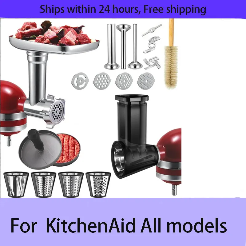 

For KitchenAid All models Stand Mixers Meat Grinder Metal Food Grinder Attachment Sausage Stuffer 2025Upgraded Great Attachment