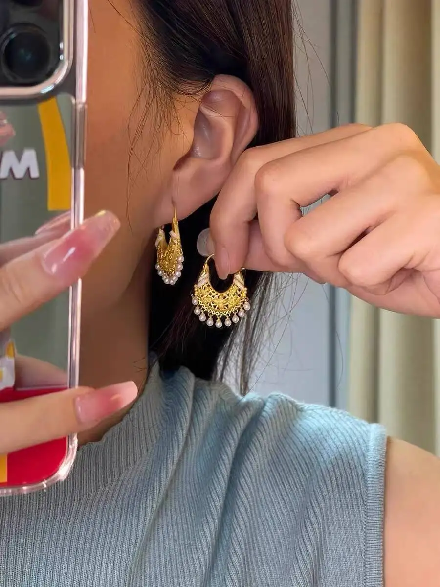 Thumbnail 3 - #19 New K Gold Earrings Arrivals