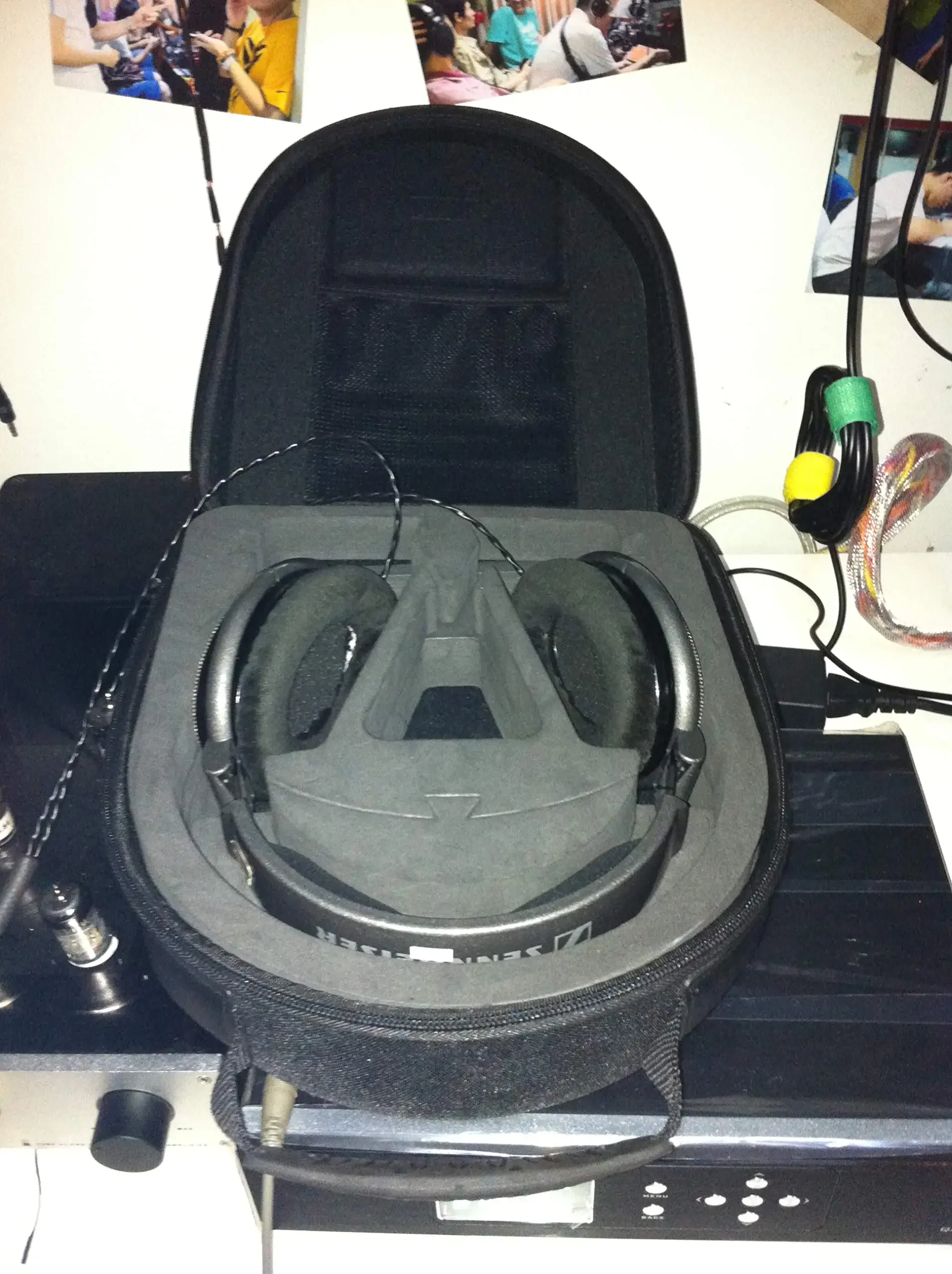 Headset Parts Cases Box Suitcase Compatible with Sennheiser HD600 HD650 HD545 HD565 HD580 Headphones Accessories (TDA Box)
