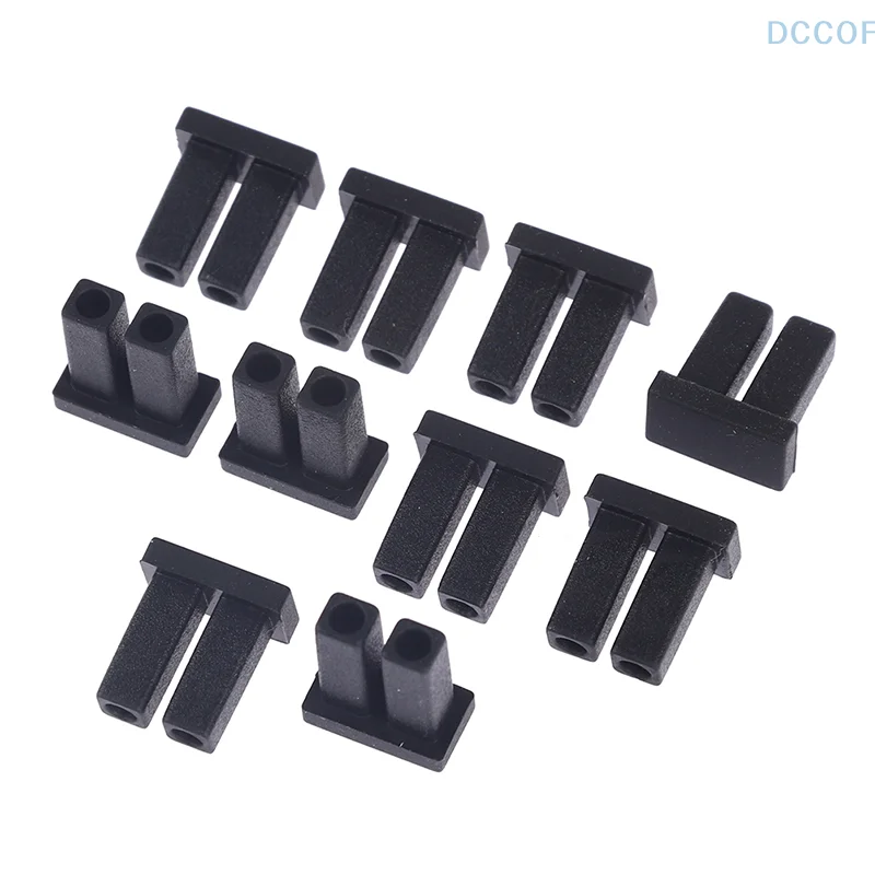 10pcs/lot  LC Optical Module Dust Plug SFP Fiber Module Protection Cover  Optical Port Dust Cap Plug Protection Plug Dual Fiber