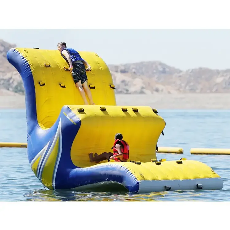 

Hot Sale Inflatable Park Multi-Fuctional Portable Seesaw Inflatable Climbing Tower Slide for Water Play