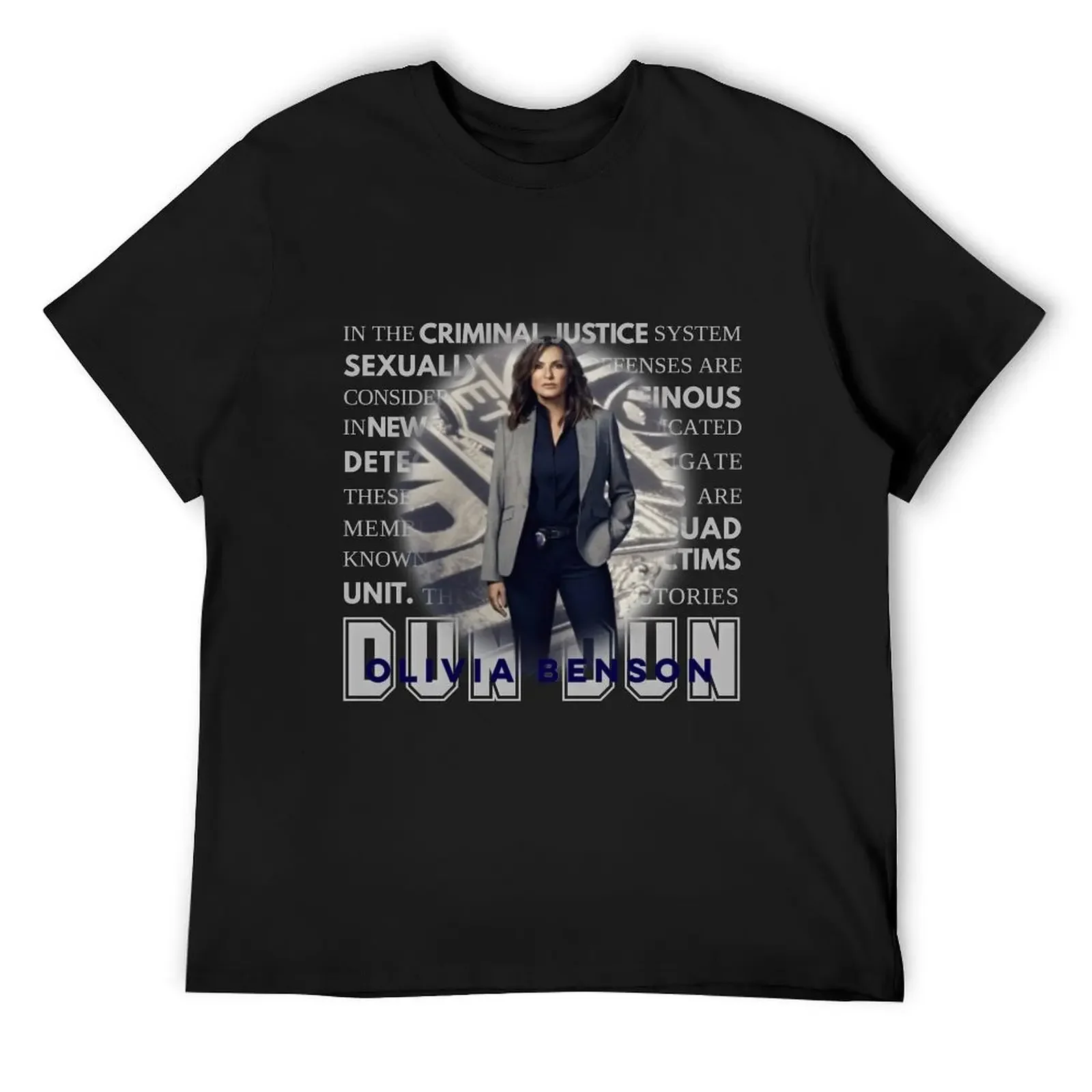 Olivia Benson T-Shirt anime clothes man t shirt new edition mens graphic t-shirts