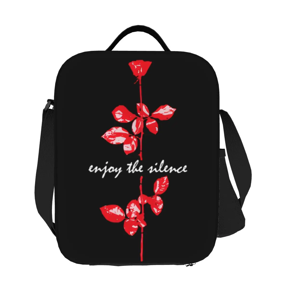 

Custom Heavy Metal Rock Band Depeche Cool Mode Portable Lunch Boxes for Women Leakproof Thermal Cooler Food Insulated Lunch Bag