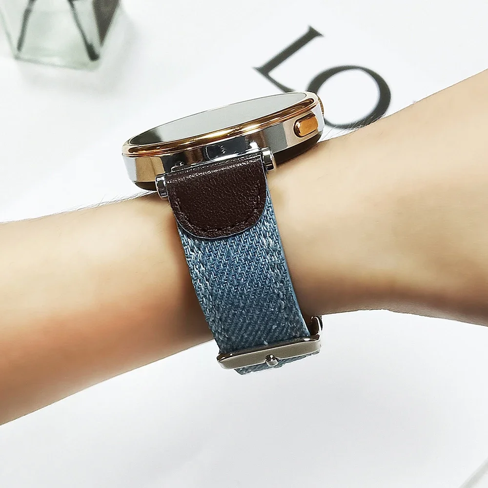 Ретро браслет из воловьей кожи для Huawei Watch GT5 GT4 41 мм, женский кожаный ремешок 18 мм для Huawei GT5 Pro 42 мм, сменный ремешок, аксессуары