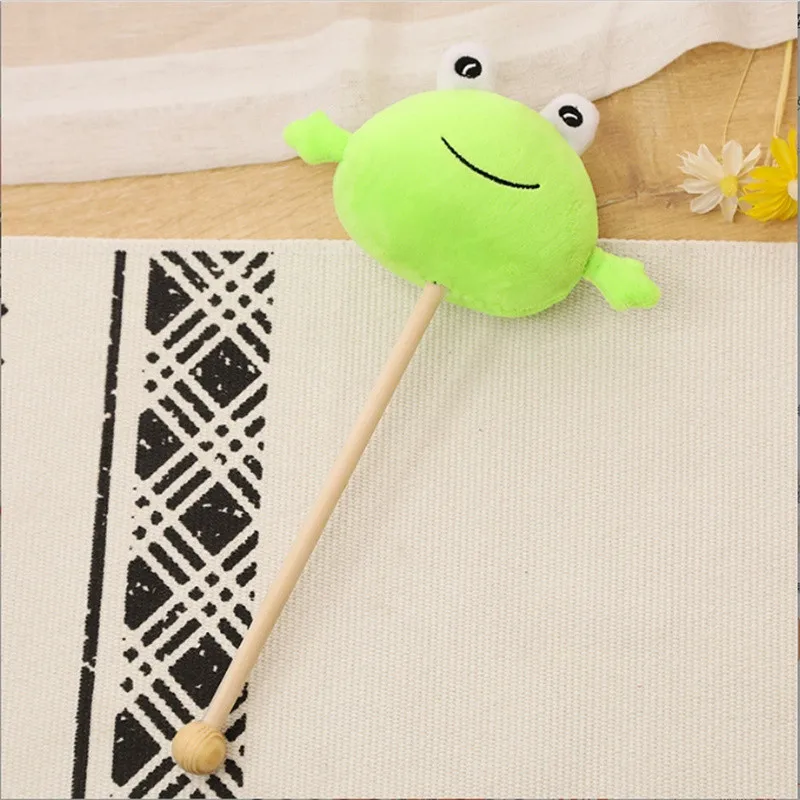 Cute Cartoon Animal Fruit Plush Toy Massage Stick Beat Back Stick Hammer Small Hammer Doll For Holiday Gift 10*32CM