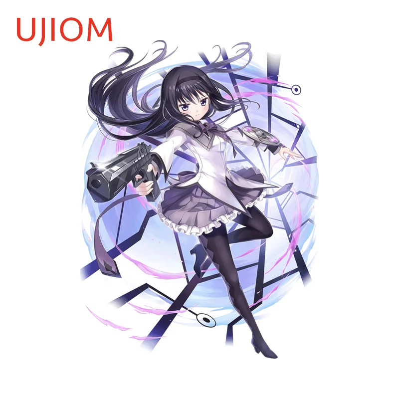 UJIOM Anime Madoka Graffiti Wall Sticker Enchanting Tendy Attractive Waterproof Edgy Decal  Wallpaper Bathroom Accessories
