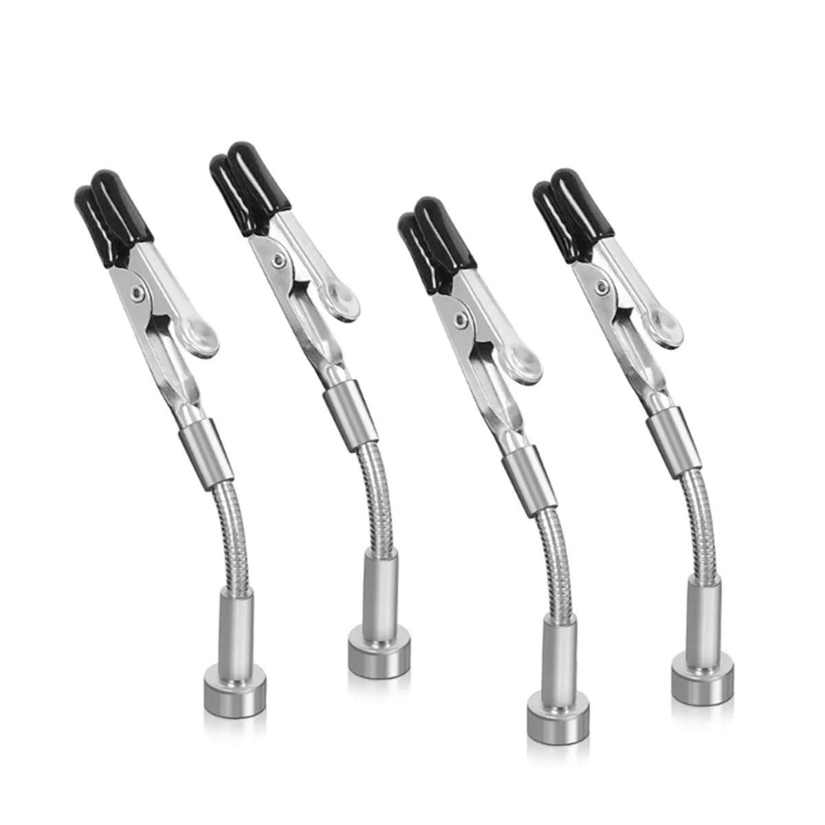 

BAAQ 4 шт. гибкая металлическая шея с зажимами типа «крокодил» для помощи рук, инструмент для третьей руки, автомобильная электроника