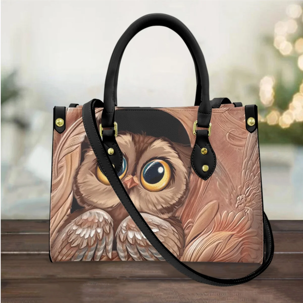 

Owl Handbags Gifts for People Cute Animal Pattern Luxury Leather Women Cross Body Bags Small Casual Totes Bolsa Feminina 2023