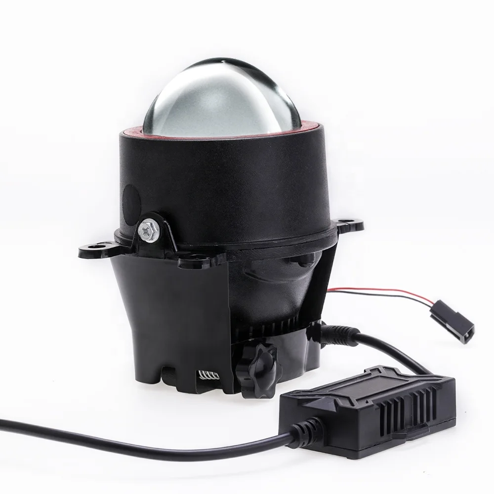 Gpne F5 Biled Projector Lens Mistlampen Lens Tri Kleuren Led Lamp Projector Lens Auto Mistlicht