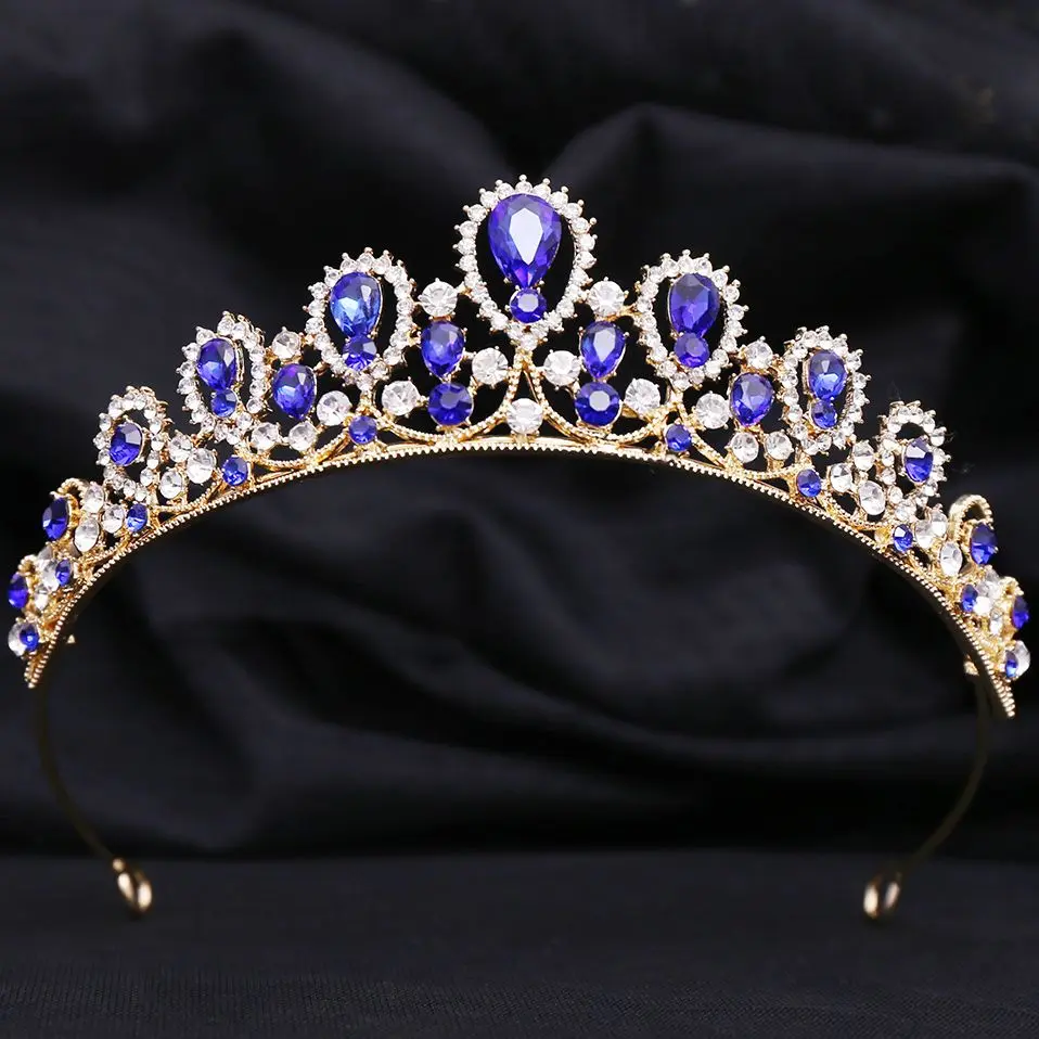 DIEZI Korean Elegant Bridal Dress Crystal Small Crown For Women Girls Queen Tiaras Crown Birthday Party Hair Dress Accessories