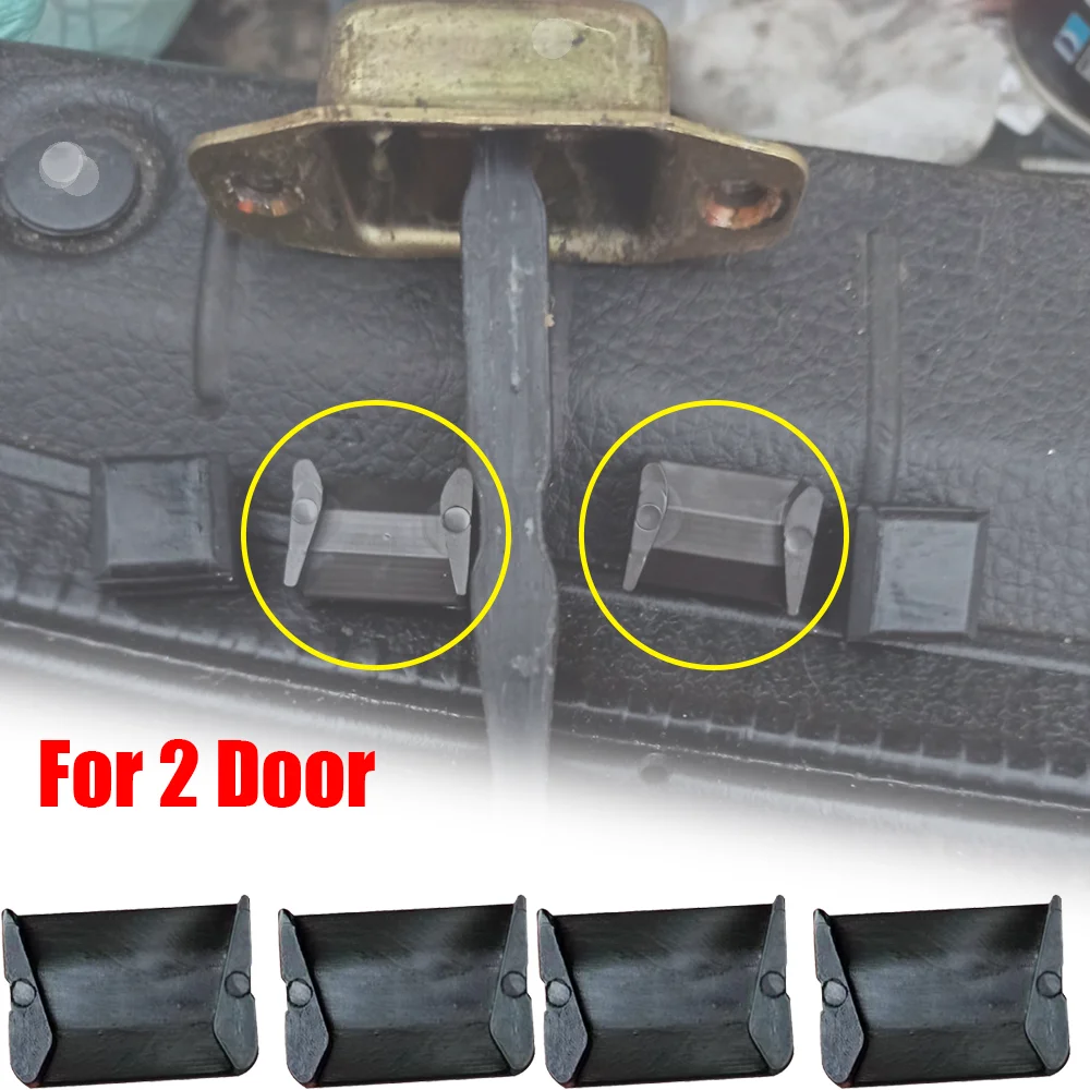 4Pcs NEW For Suzuki Liana 2001 2002 2003 2004 2005 - 2007 Aerio For 2 Door Car Door Check Strap Repair Kit Stopper Damping Clips