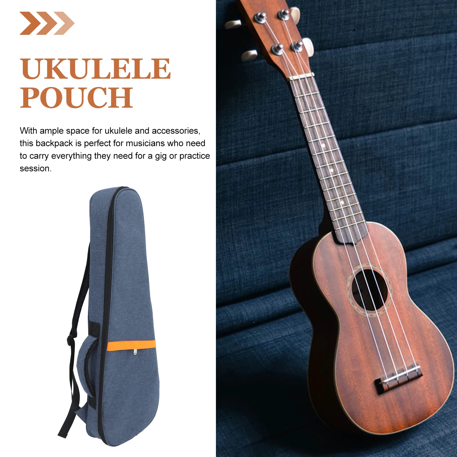 

Ukulele Storage Bag Case Concert Protective Accessories Guitar Soft Pouch Portable Acoustic