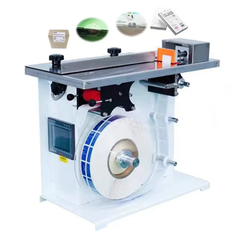 High Efficiency Automatic Square Bottle Labeling Machine Corner Wrap Around Box Label Applicator for Cosmetic Packaging