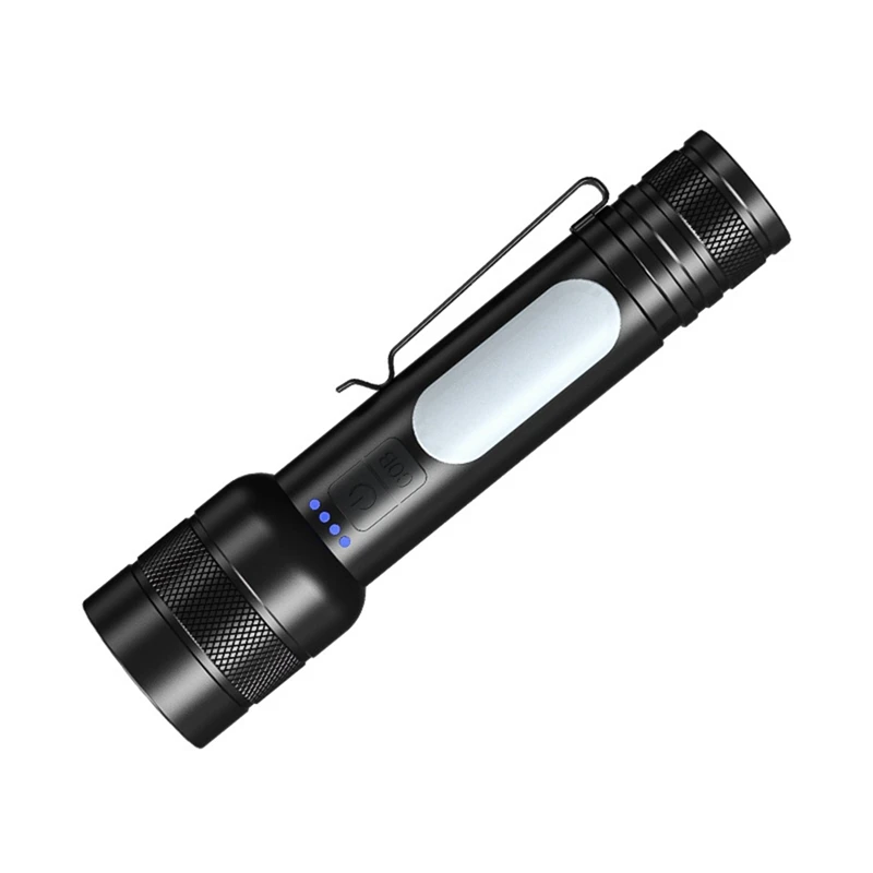 

Zoom Flashlight Long Range Household Flashlight Rechargeable Portable Flashlight
