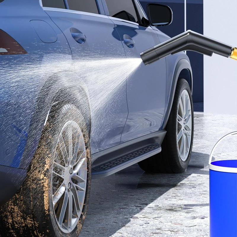 High-pressure car wash water gun, flower watering and car washing tool, portable high-pressure car washing alloy spray gun head