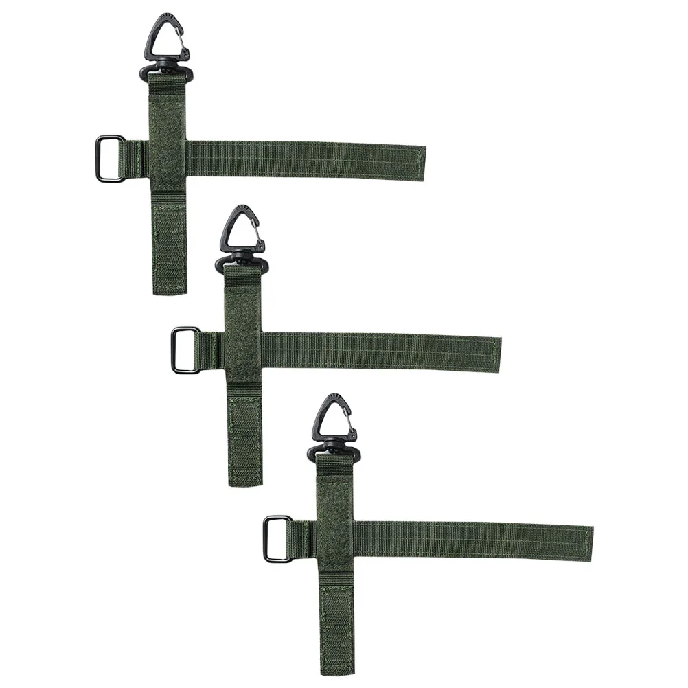 

3pcs Portable Glove Straps Adjustable Wear-Resistant Oxford Cloth Leash Hiking Camping Outdoor Survival