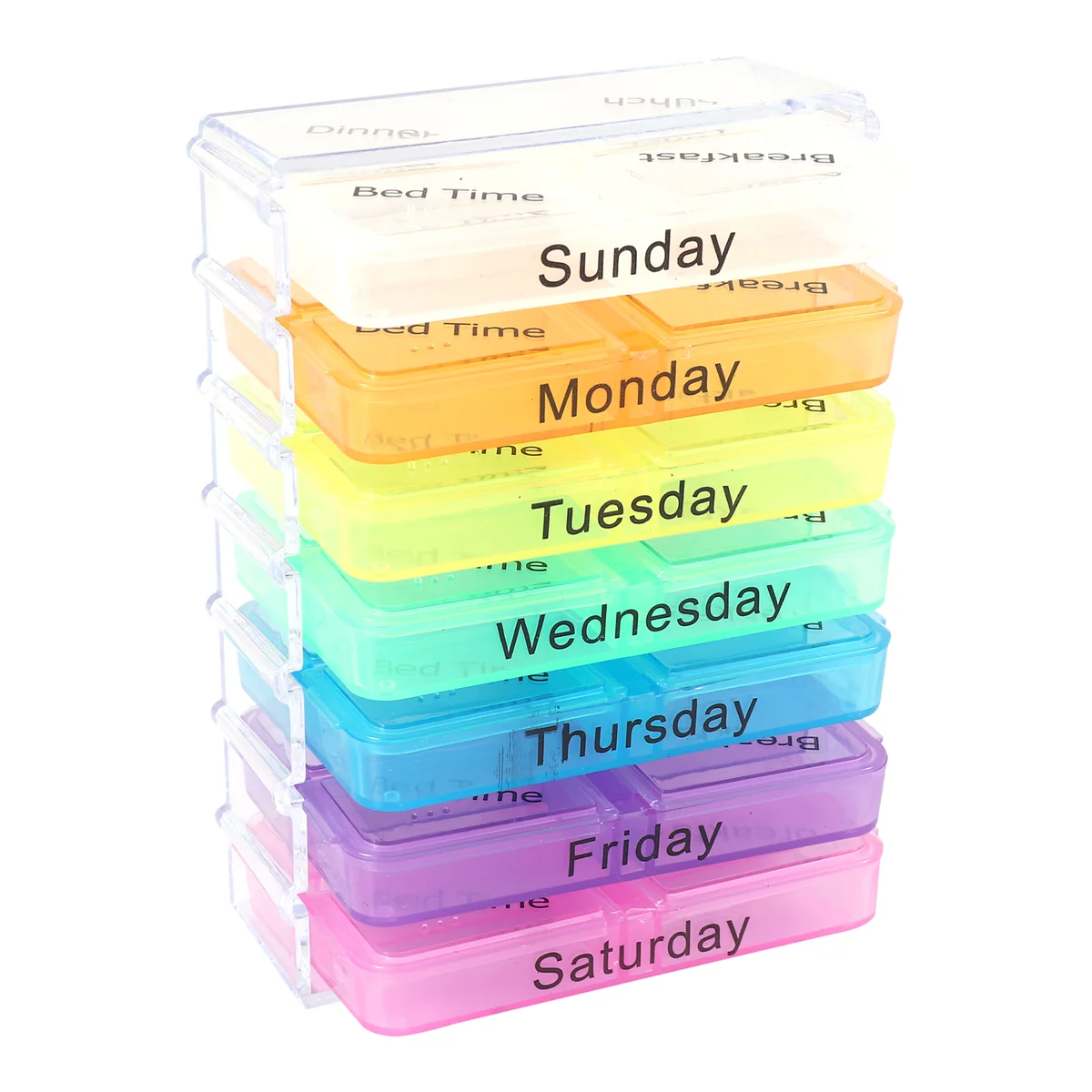 Medicine Weekly Storage Pill 7 Day Tablet Sorter Box Container Case Organizer