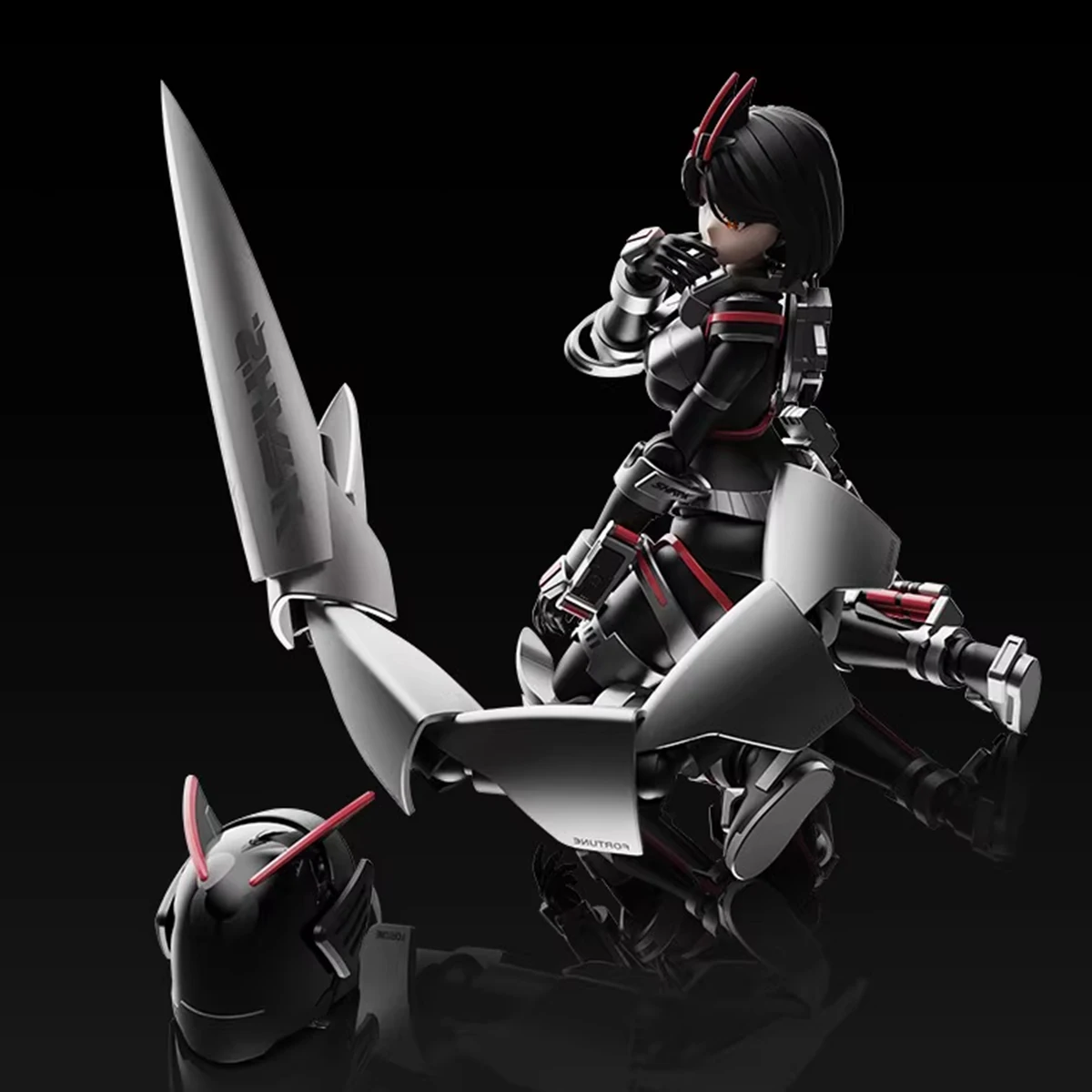 

HIPLAY YUBO Warrior Goddess Shark 1/12 Scale Intricate Details Crafted With Precision Model Kit