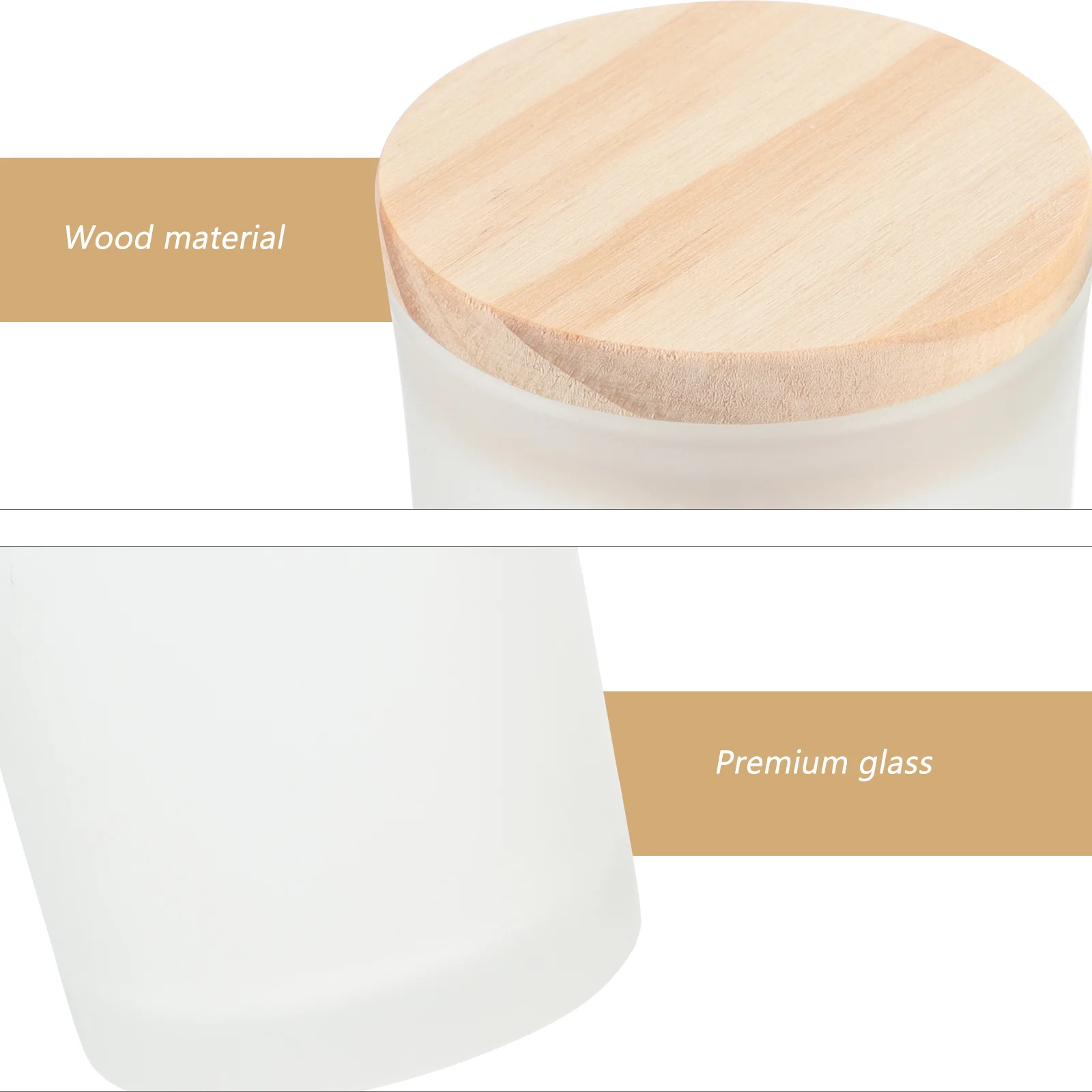 

2Pcs Glass Cups for DIY Scented Office Bedroom Aromatherapy Jars Small Storage Container