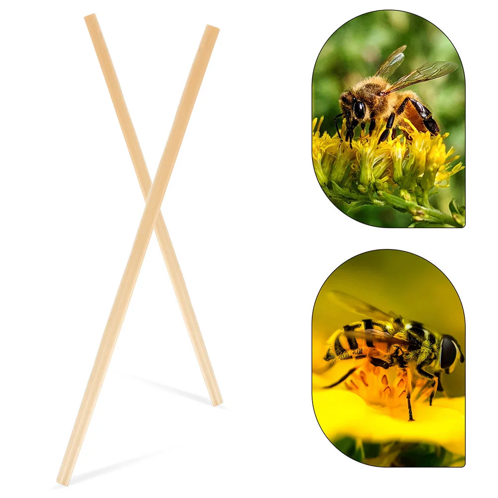 

100 Pcs Bee Pollination Tube Natural Beehive Part Houses Parts Props Tubes Nesting for Safety Khaki DIY