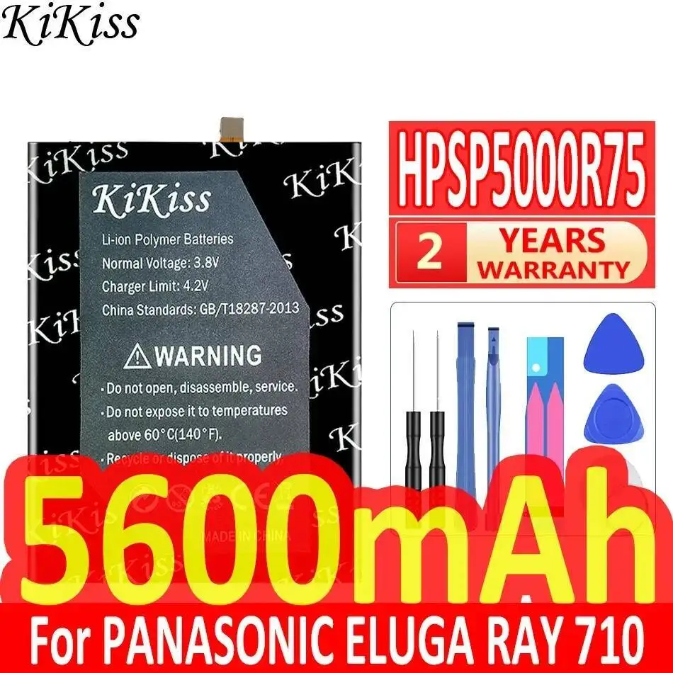بطارية الهاتف المحمول صديقة للبيئة 5600 مللي أمبير HPSP5000R75 لباناسونيك Eluga Ray 710