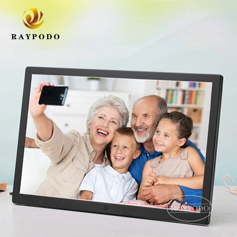 RAYPODO 17 Inch Digital Photo Frame digital display system interactive digital signage solutions best large digital photo frame