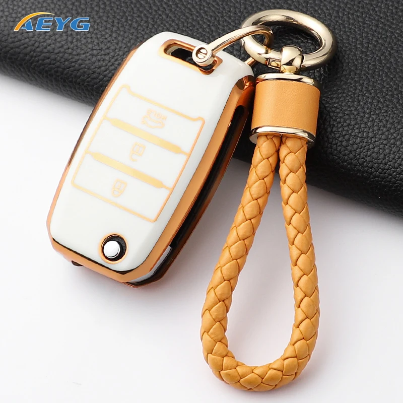 3/4 Buttons TPU Car Key Cover Case Shell Fob For Kia Rio 3 K2 Ceed Cerato K3 Sportage 4 Picanto K5 Optima Sorento Forte Stinger