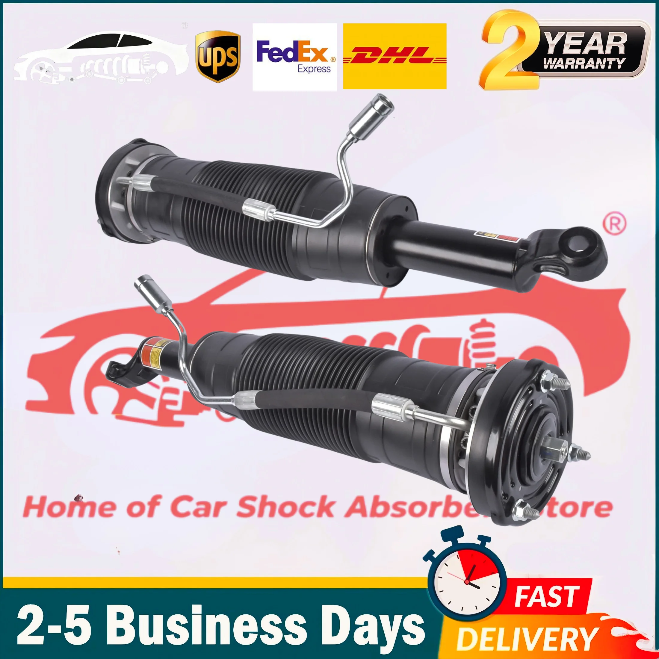 Pair Front Left Right Hydraulic Shock Struts Fit Mercedes W222 Maybach S560 S550 S450 S550 S63 65 AMG S600 2014-2021 A2223202913