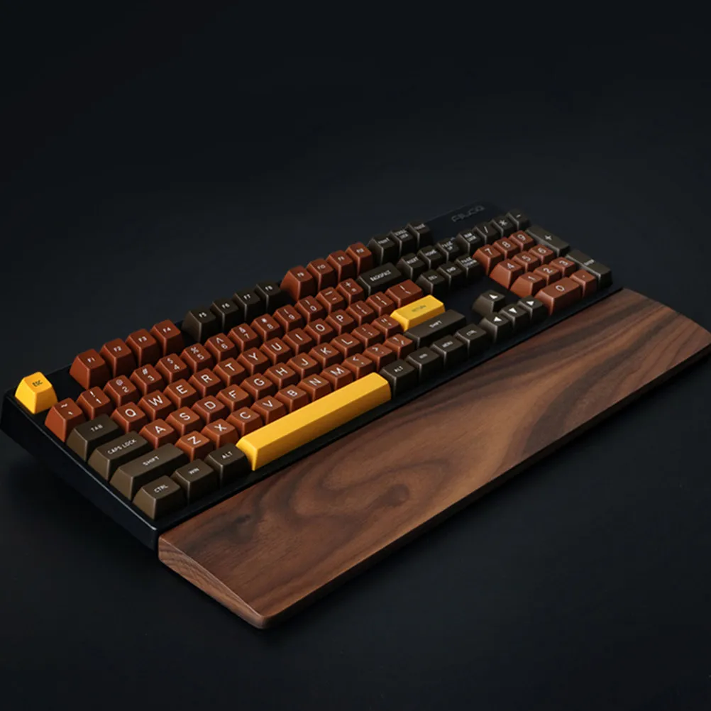 

1pcs Wood Wrist Computer Keyboard Wrist Pad Rest 300Mm Wooden Keyboard Pad For Laptop Ergonomic Hand Support Computer Accessory