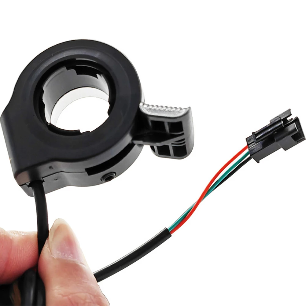 Durevole e pratico bici elettrica Thumb Throttle ABS Finger Switch acceleratore Scooter elettrico nero durevole e pratico