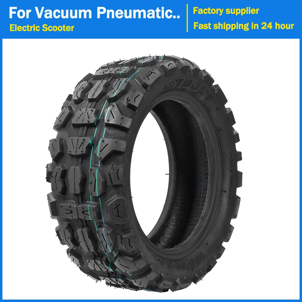 100/65-6.5 Tuovt Tubeless Rubber Tire for Dualtron Electric Scooter Widen Off-Road 11 Inch Vacuum Pneumatic Replacement Tyre