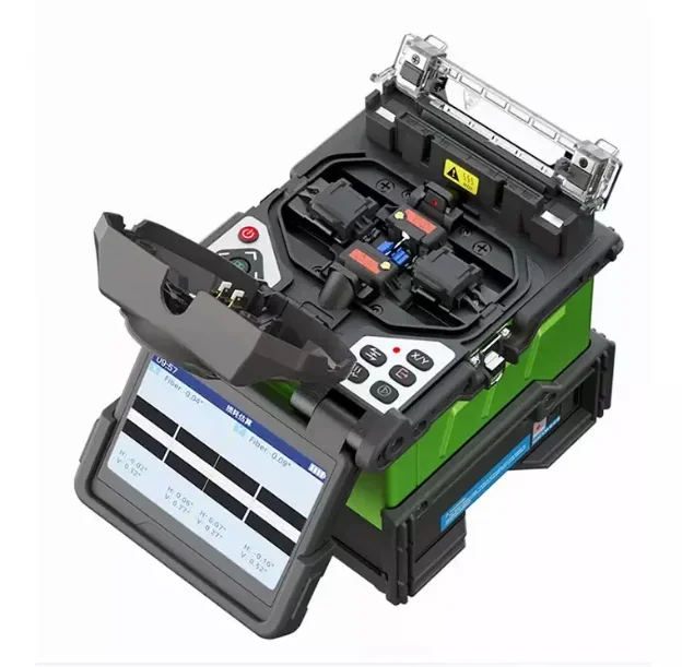 Fiber Fusion Splicer Kit Optical Fiber Splicing Machine with Cleaver Stripper for FTTH Fiber Optic Cable Splicing